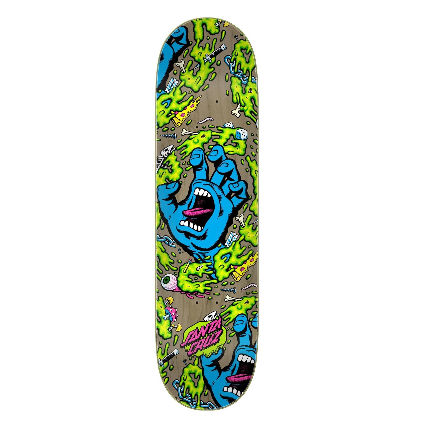 Santa Cruz Slime Scream Birch Skateboard Deck - 8.25″