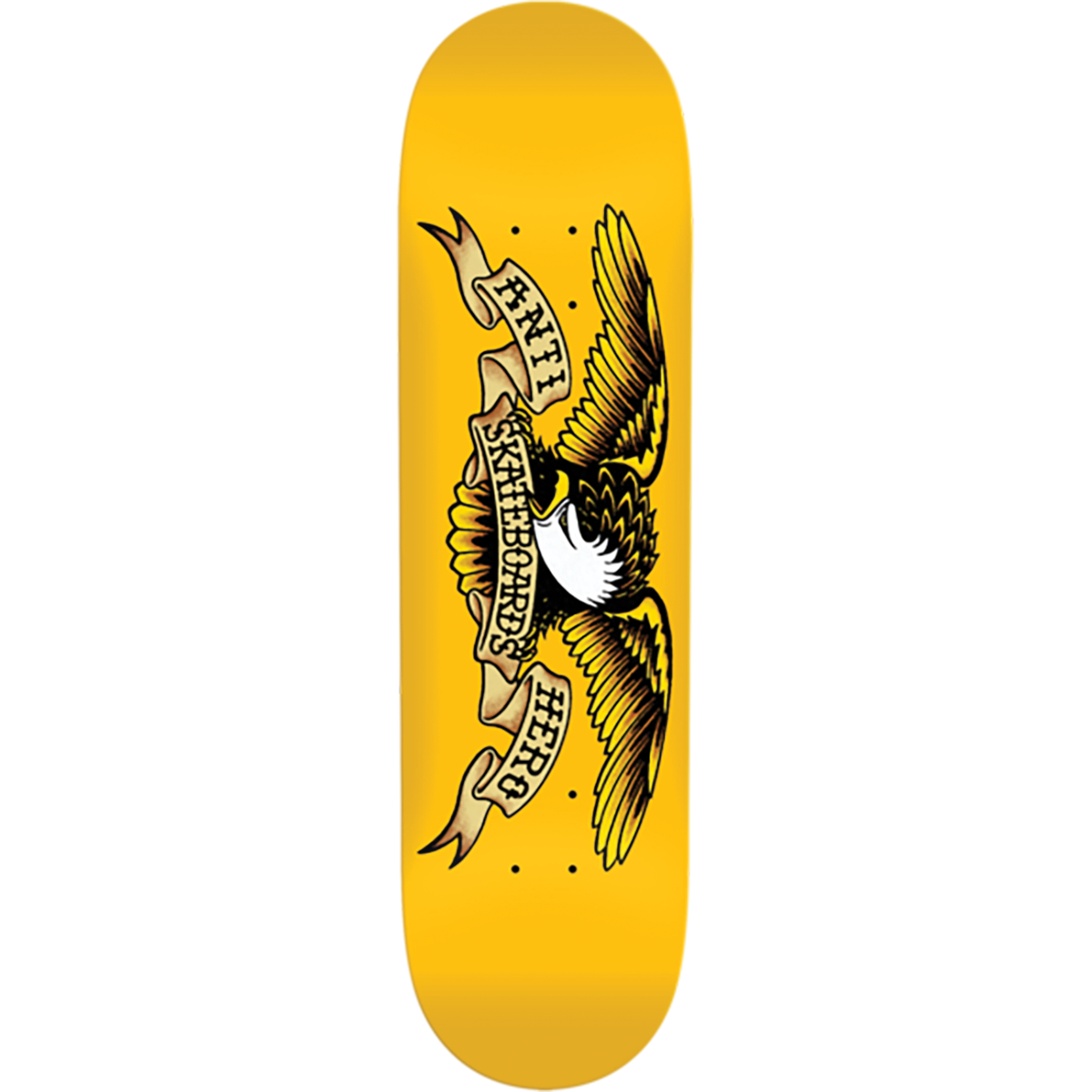 Anti Hero Eagle DBX Skateboard Deck - 8.25″ Yellow