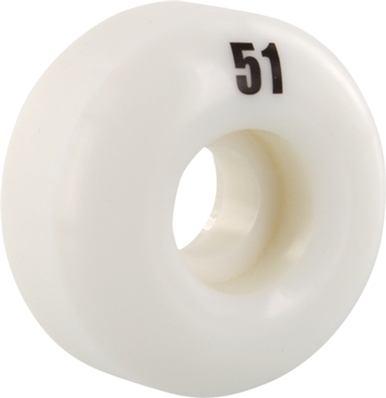 Essentials Skateboard Wheels 51mm 99a - White (Set of 4)