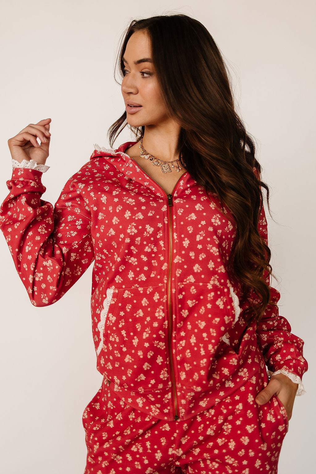 University FullZip - Cherry Blossom Babe