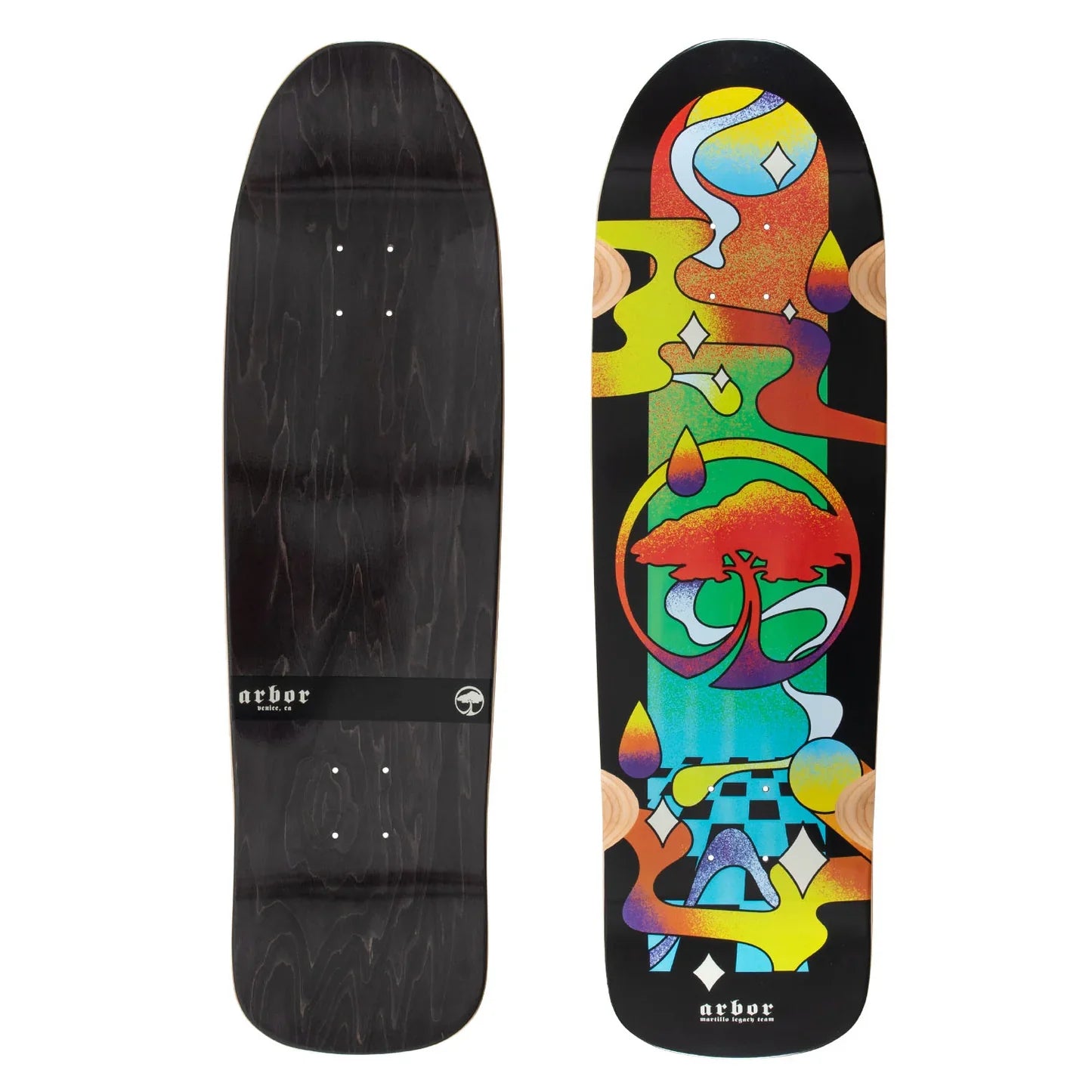 Arbor Team Legacy Martillo Tripped Cruiser Deck - 9″ Multi
