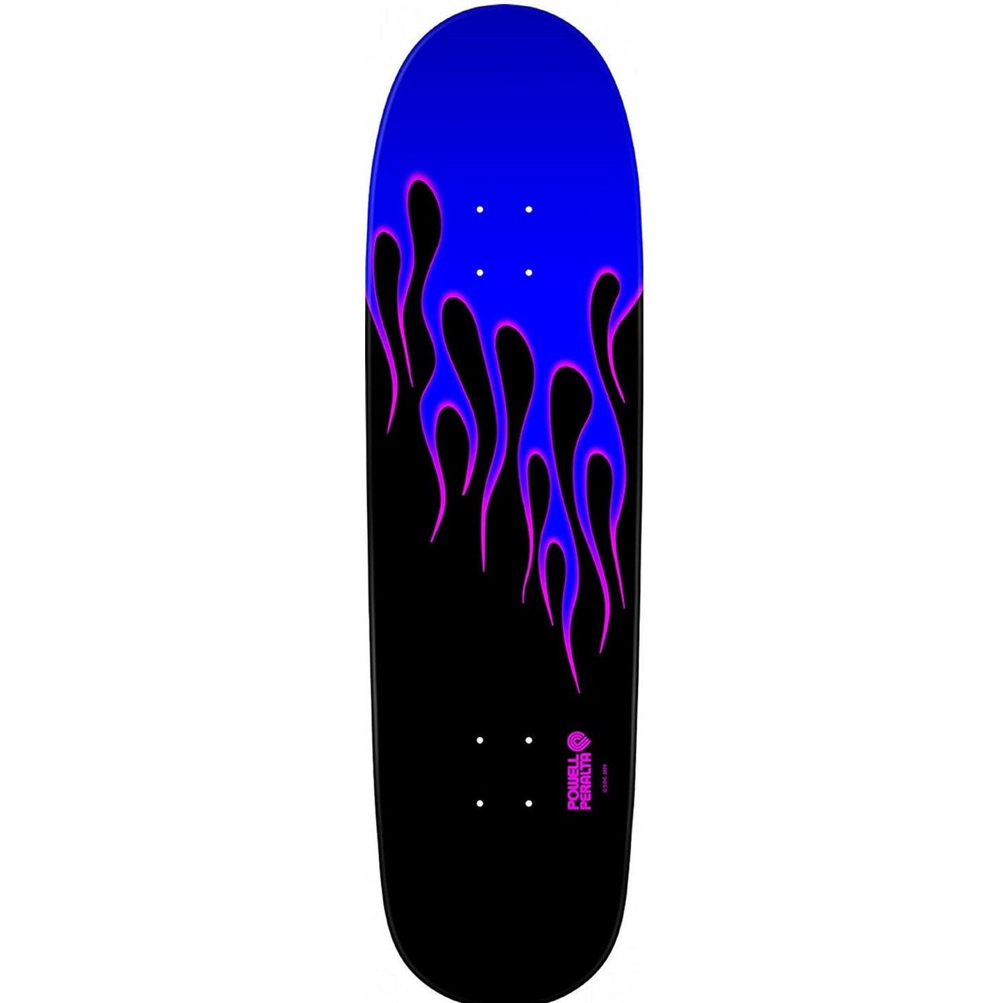 Powell Peralta Nitro Hot Rod Flames Skateboard Deck - 9.33″ Blue/Black