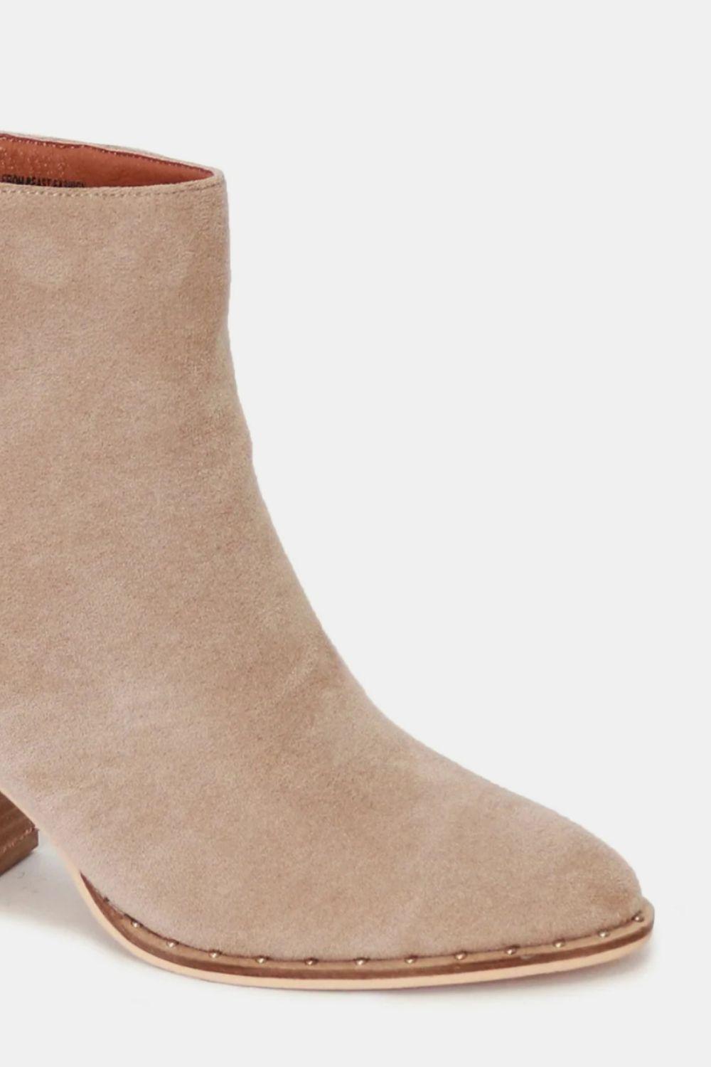 Mayfair Suede Point Toe Ankle Booties