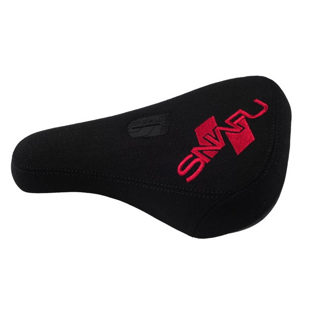 Snafu BMX Padded Fat Pivotal Seat - Black/Red