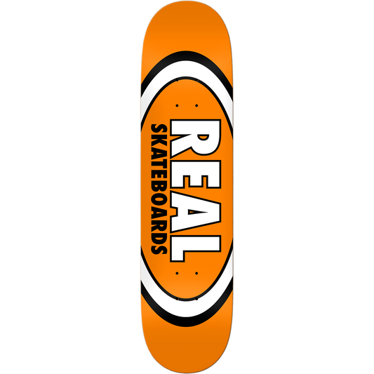 Real Classic Oval Skateboard Deck - 7.5″ Orange