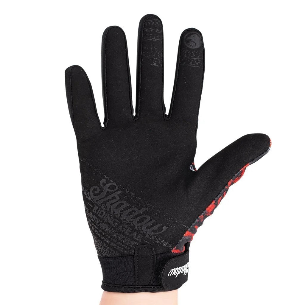 Shadow Conspiracy BMX Jr. Conspire Gloves - Red Tye Die