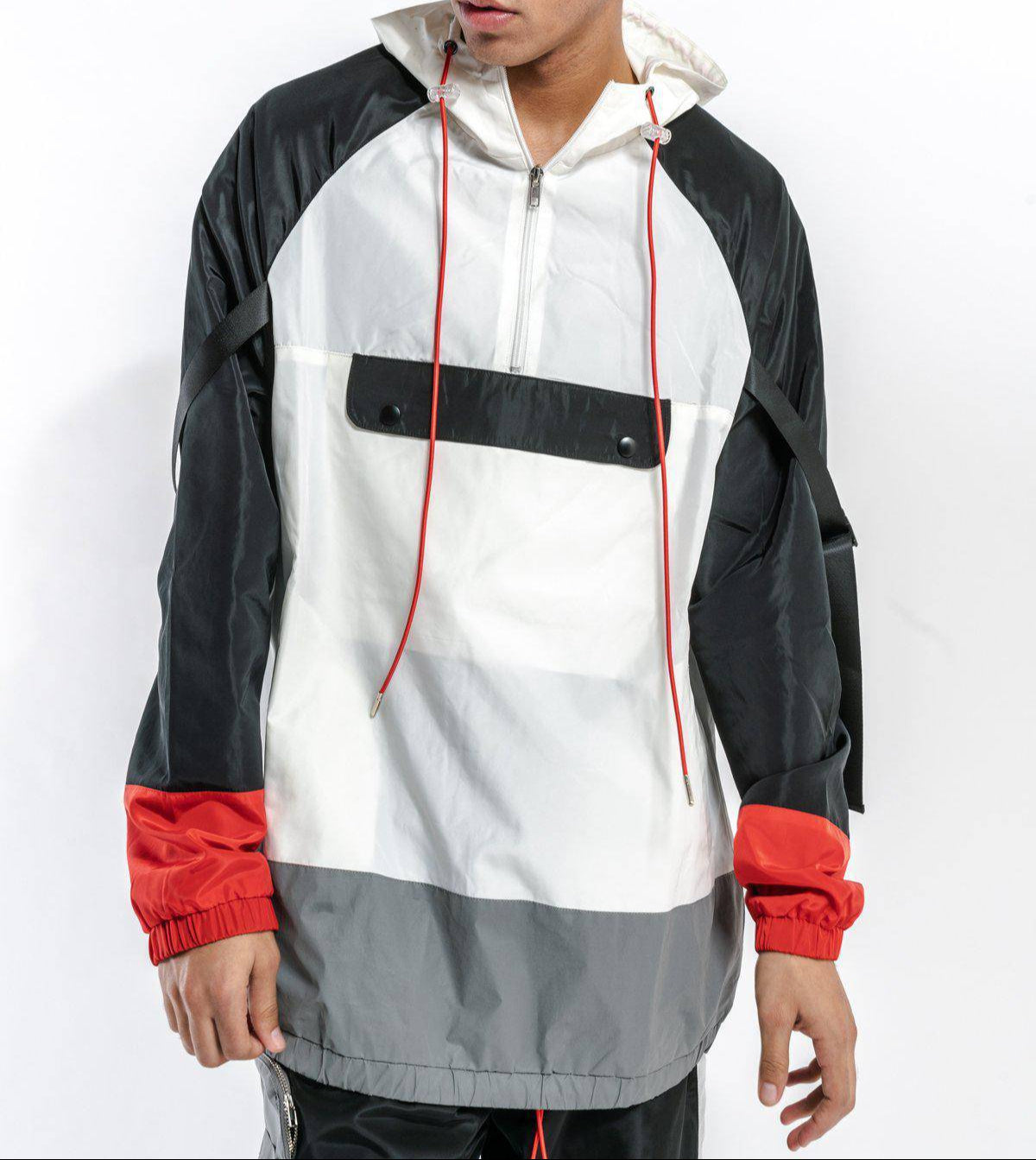 Blank State Men's Glow in the Dark Anorak in White