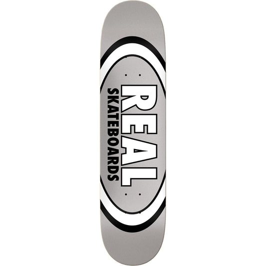 Real Classic Oval Skateboard Deck - 7.75″ Grey