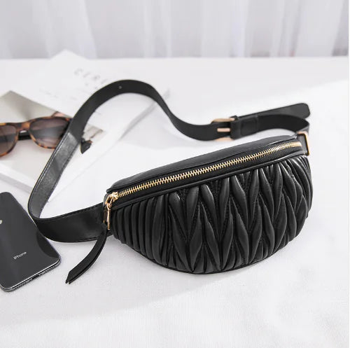 Mini Shoulder Bag with Soft Leather in Chic Style
