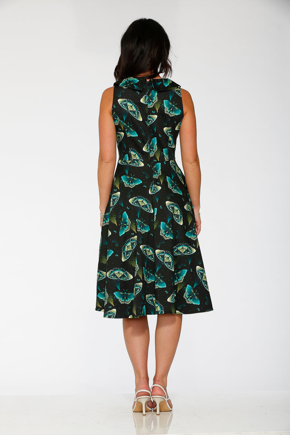 Dark and Mystical Butterfly Swing Dress