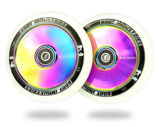 Root Industries AIR Wheels 110mm - White/Rocket Fuel (Pair)