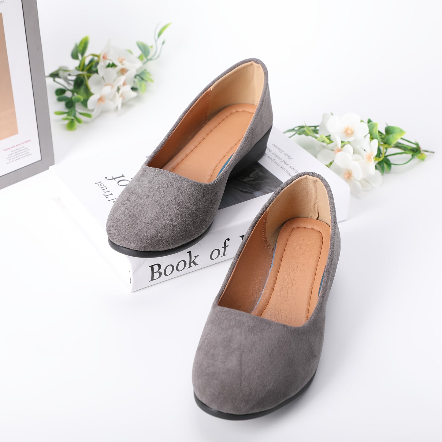 Elegant Black Comfort  Style Slip On Loafers
