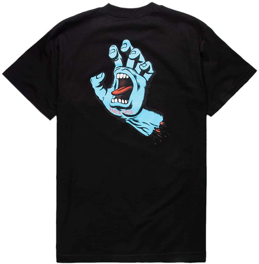 Santa Cruz Screaming Hand Short Sleeve Mens T-Shirt - Black