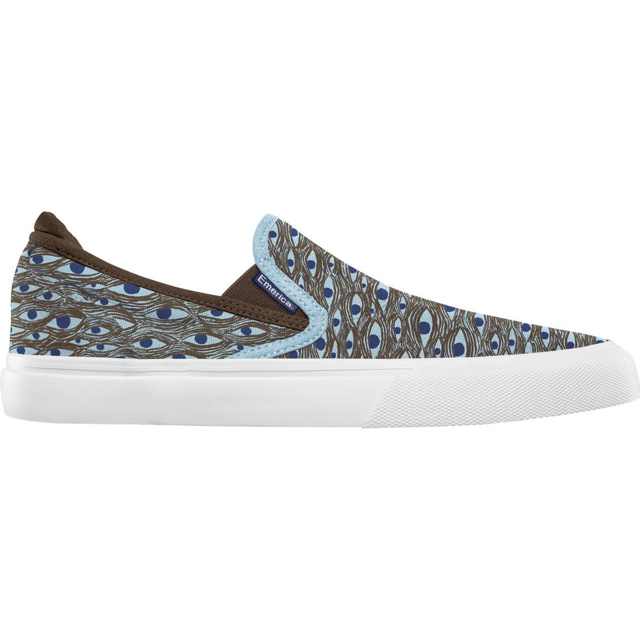 Emerica Shoes Wino G6 Slip-On X Templeton Skate Shop Day - Brown/Blue