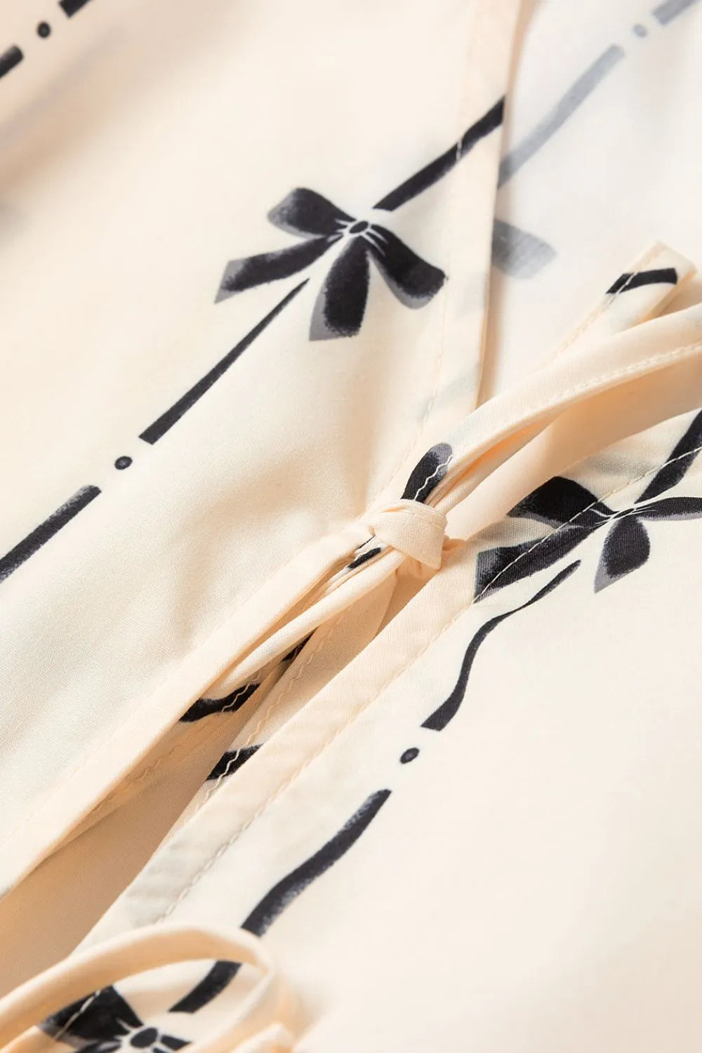 "Tied Front Bow Print Peplum Tank (LAST ONE)