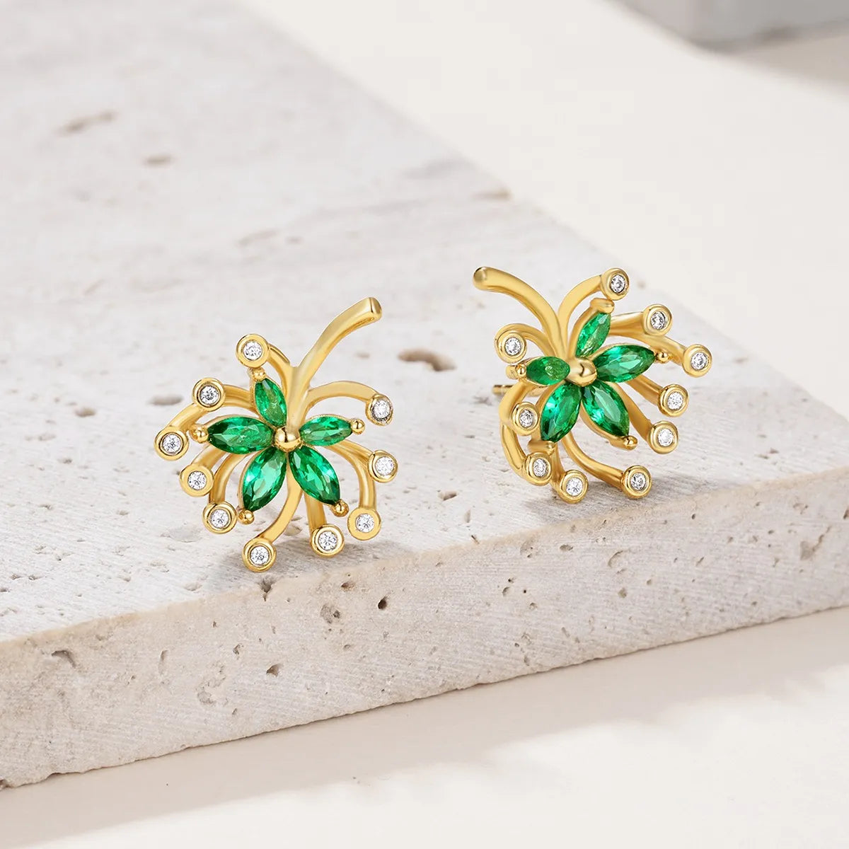 Sterling Silver Moissanite Stud Earrings