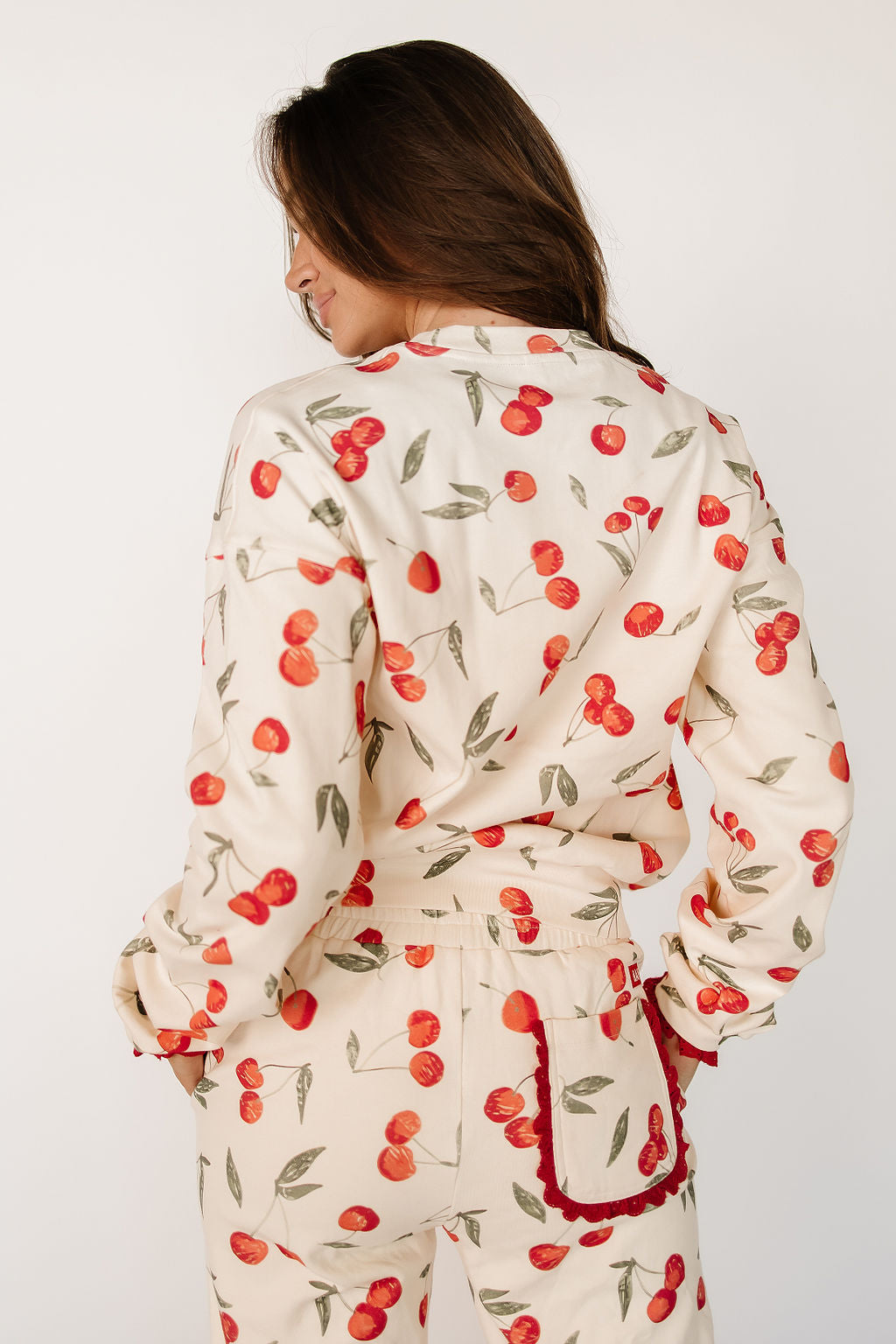 University Pullover - Cherry Charmed