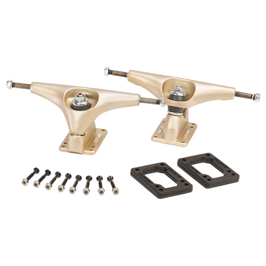 Carver CX Hollow Truck Set 6.5″ - Bel Air Gold Metallic (Set of 2)