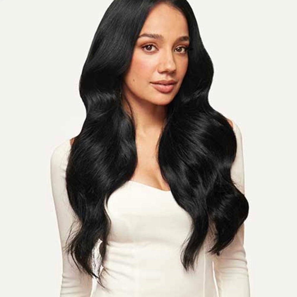 DARK BLACK 1B SYNTHETIC CLIP-IN