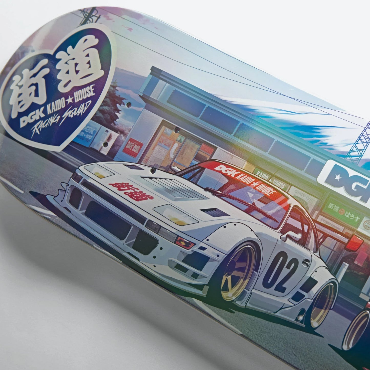 DGK x Kaido House Konbini Deck - 8.75″ Holographic Multicolor