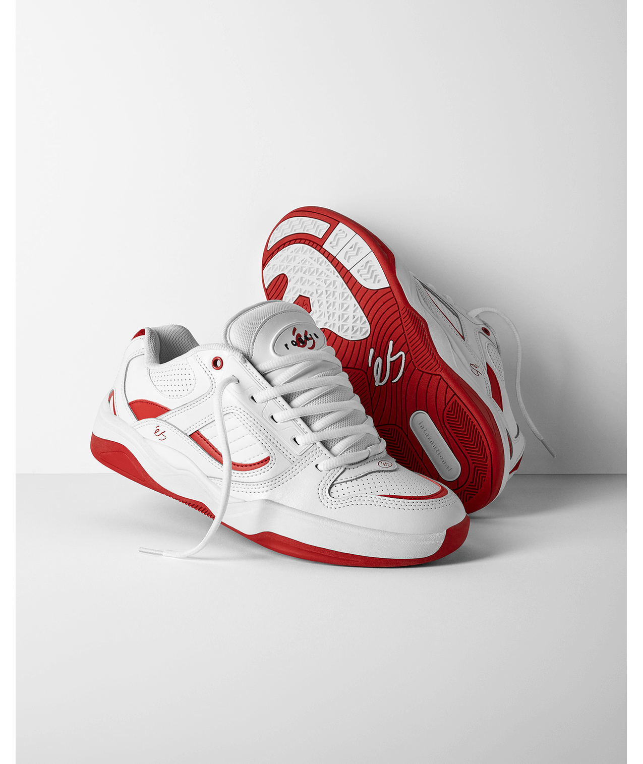 éS Shoes Tj Rogers - White/Red
