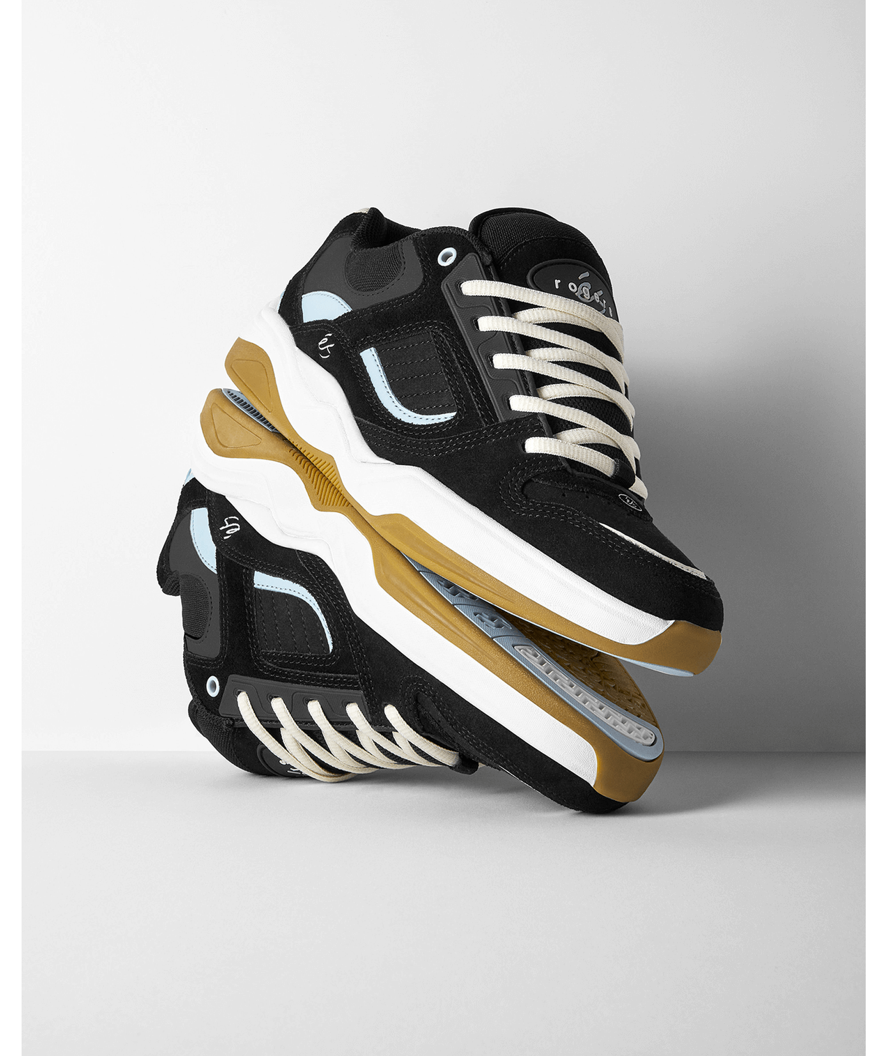 éS Shoes Tj Rogers - Black/Blue/White