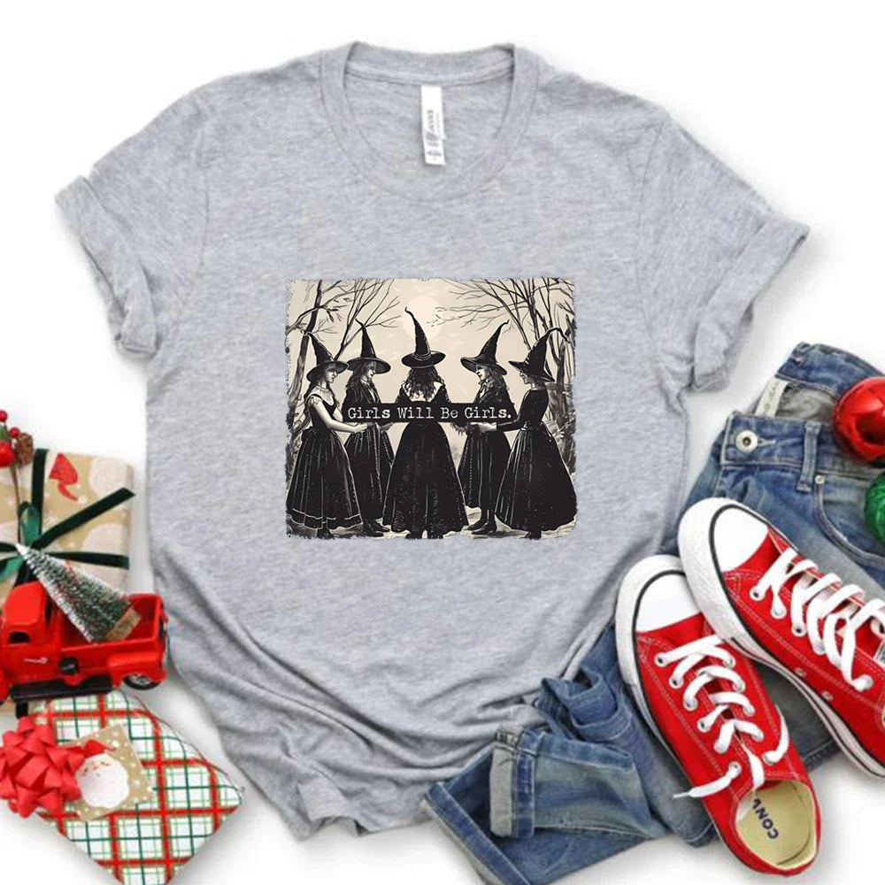 Girls Will Be Girls Witch T-Shirts