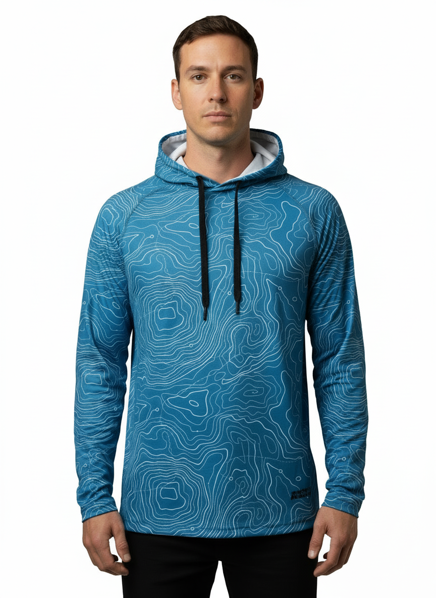 Men's Topographical Performance Hoodie