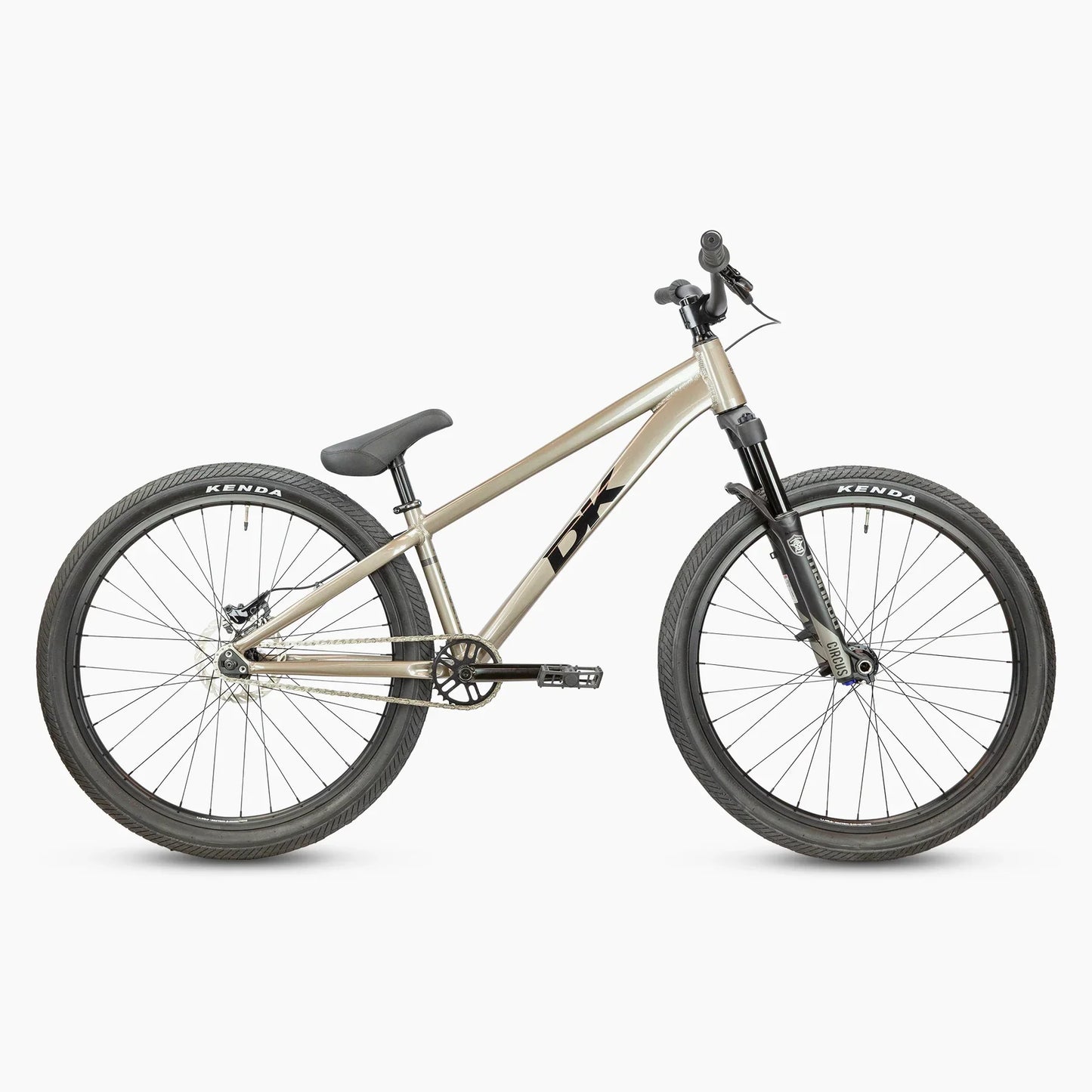 DK Asterik 26″ Complete Dirt Jumper Bike - Zinc