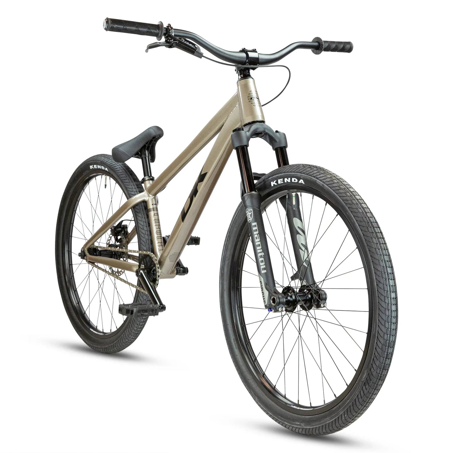 DK Asterik 26″ Complete Dirt Jumper Bike - Zinc