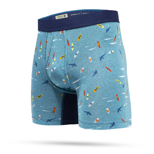 Stance Localism Boxer Brief Underwear - Blue Heather