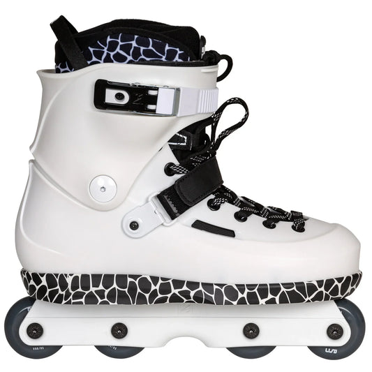 USD Sway Farmer Pro Aggressive Inline Skates Complete - White/Black