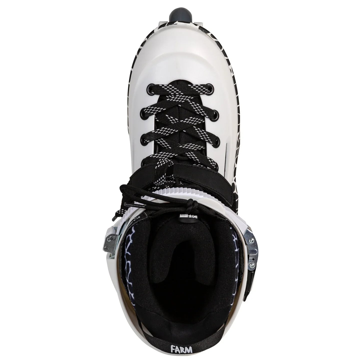 USD Sway Farmer Pro Aggressive Inline Skates Complete - White/Black