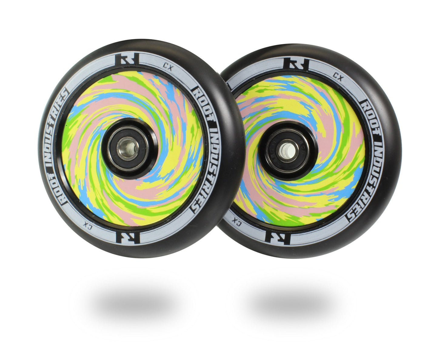 Root Industries AIR Wheels 110mm - Black/Paddlepop (Pair)