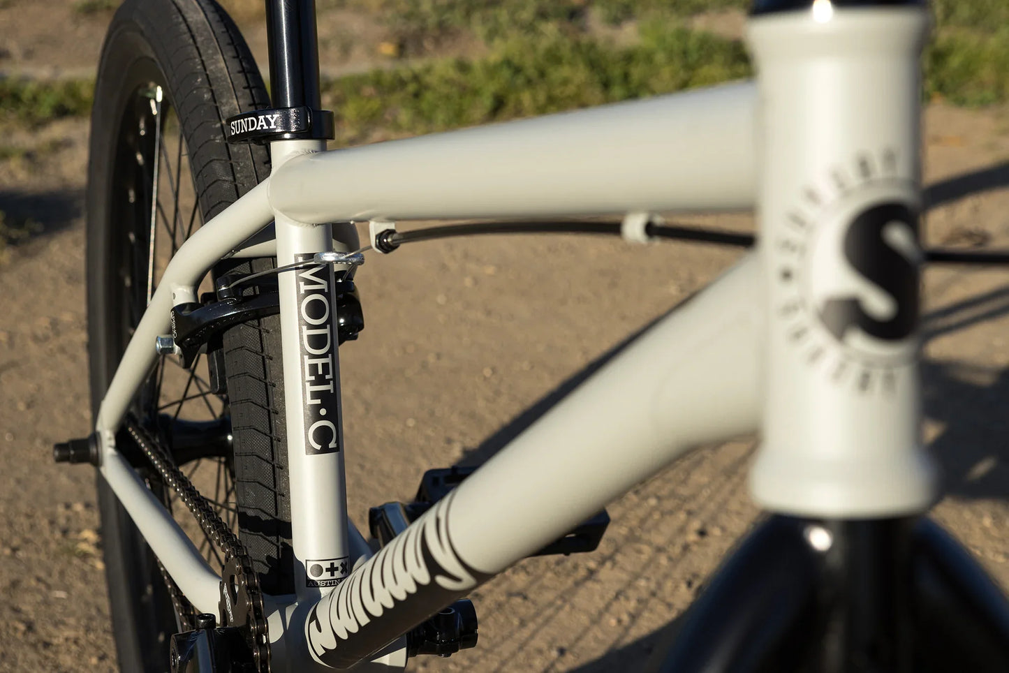 Sunday Model C 24″ Complete BMX Bike - Matte Battleship Grey