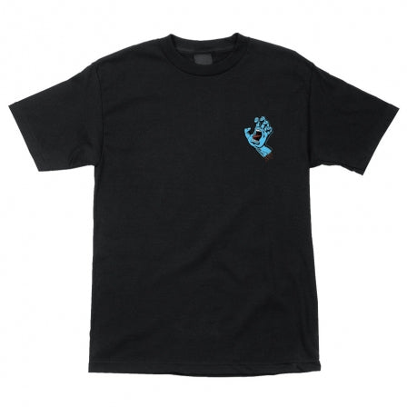 Santa Cruz Screaming Hand Short Sleeve Mens T-Shirt - Black