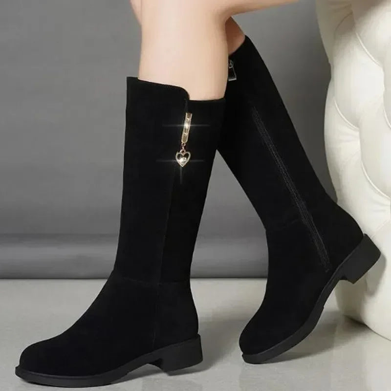Thigh High Warm Snow Plush Snow Boots