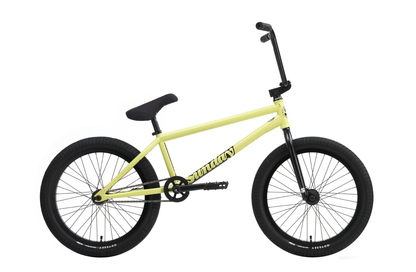 Sunday Soundwave Special (FC) 21″ Complete BMX Bike - Gloss Notepad Yellow (LHD)