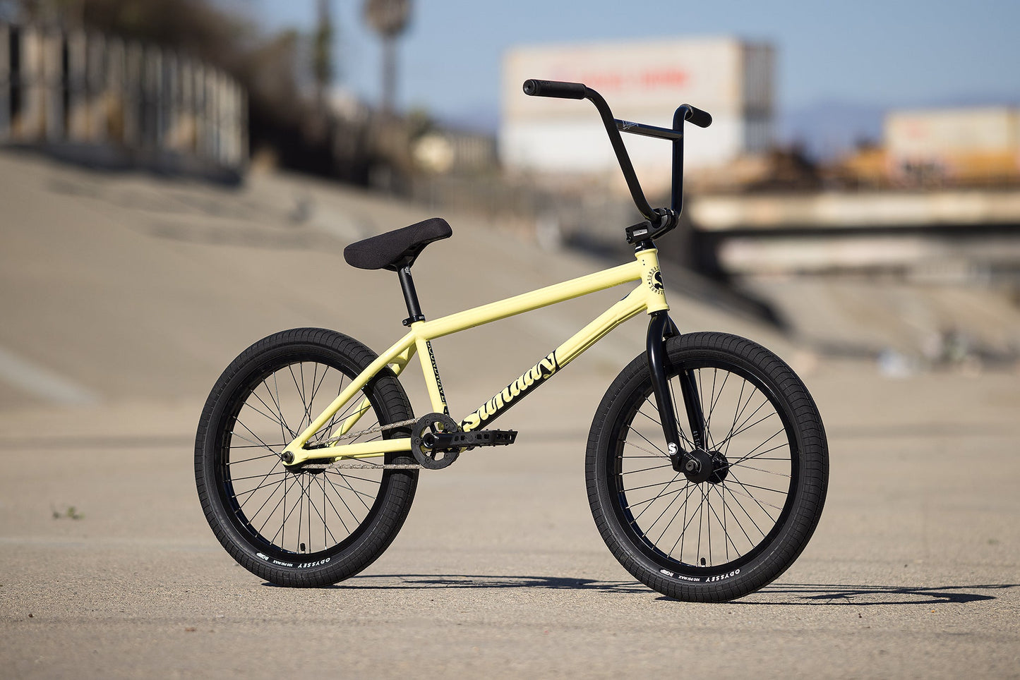 Sunday Soundwave Special (FC) 21″ Complete BMX Bike - Gloss Notepad Yellow (RHD)
