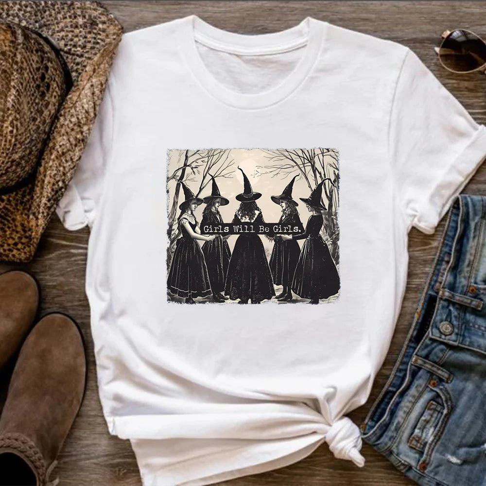 Girls Will Be Girls Witch T-Shirts