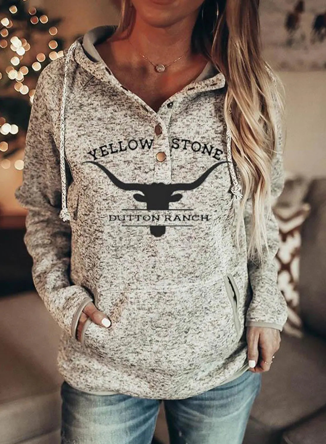 Hooded Long Sleeve Sweater for Women