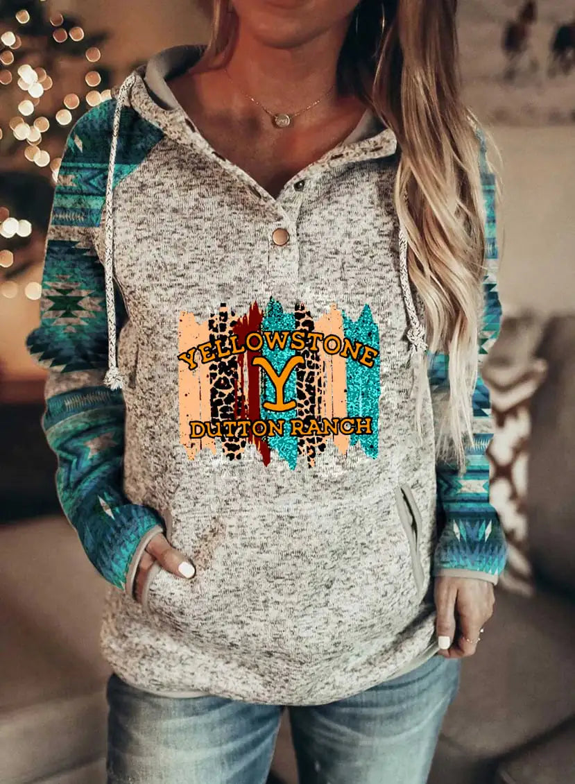 Hooded Long Sleeve Sweater for Women