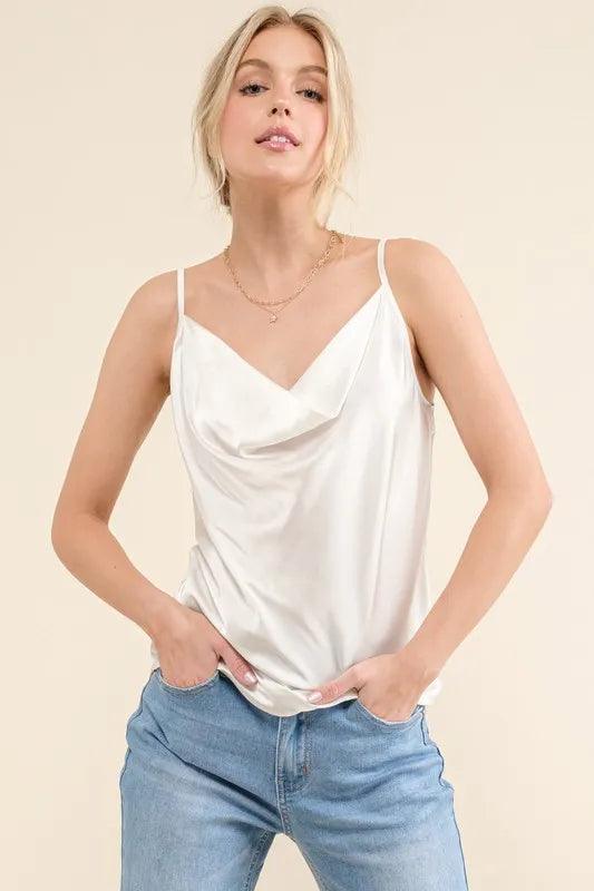 Satin Cami with Adjustable Strap