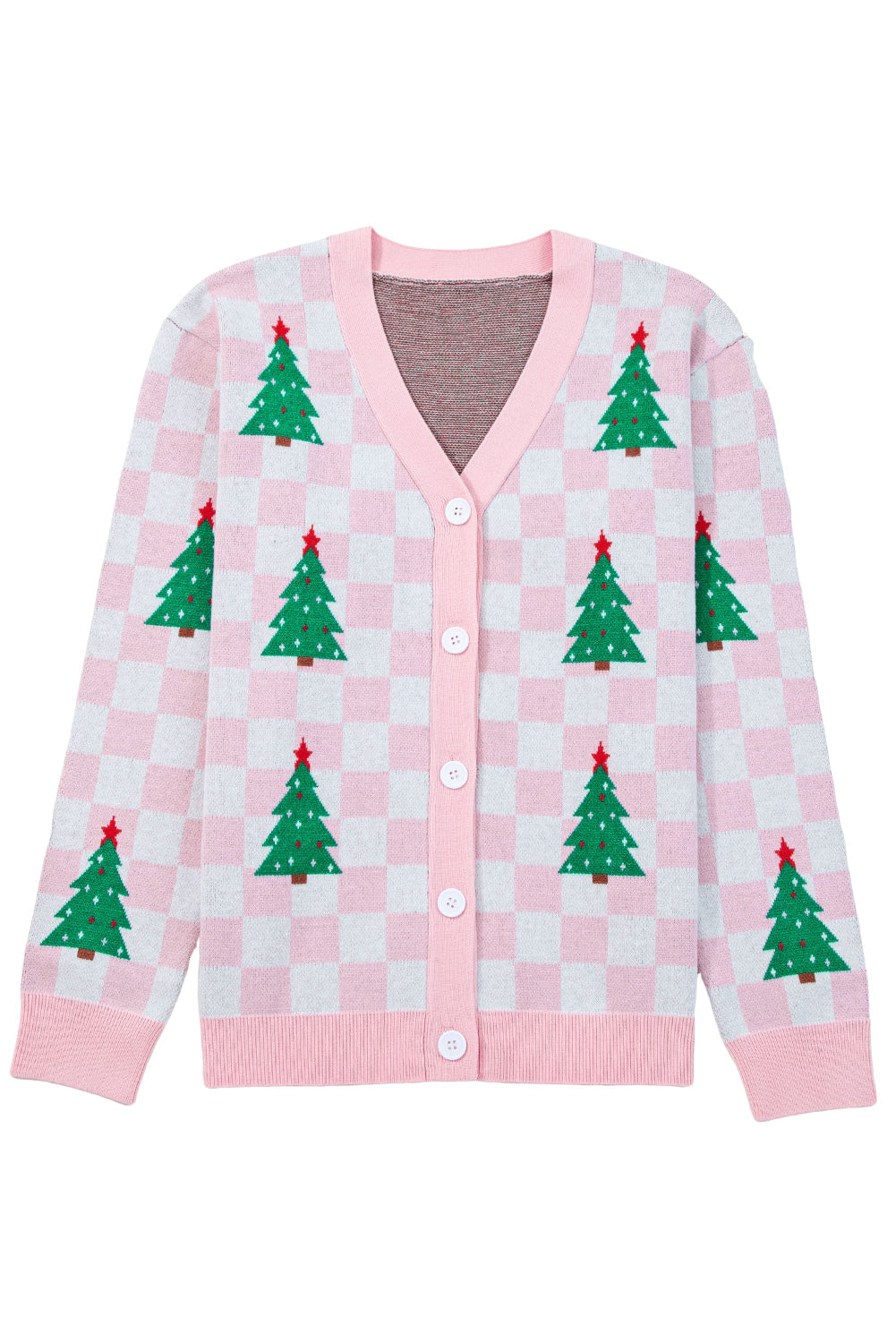 Ella Tree Pattern Cardigan Sweater
