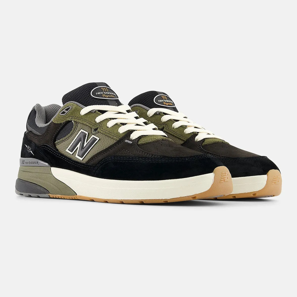 New Balance Shoes Numeric Andrew Reynolds 933 - Black/Dark Olive