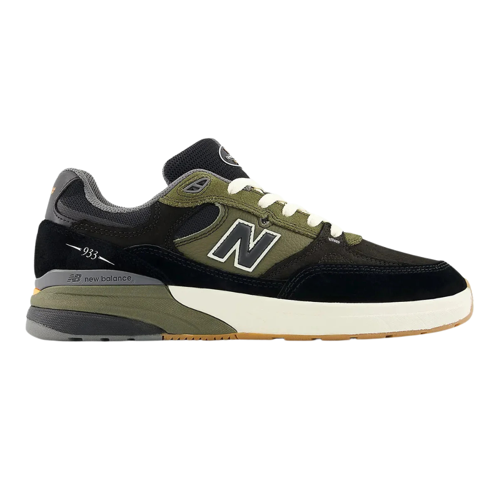 New Balance Shoes Numeric Andrew Reynolds 933 - Black/Dark Olive