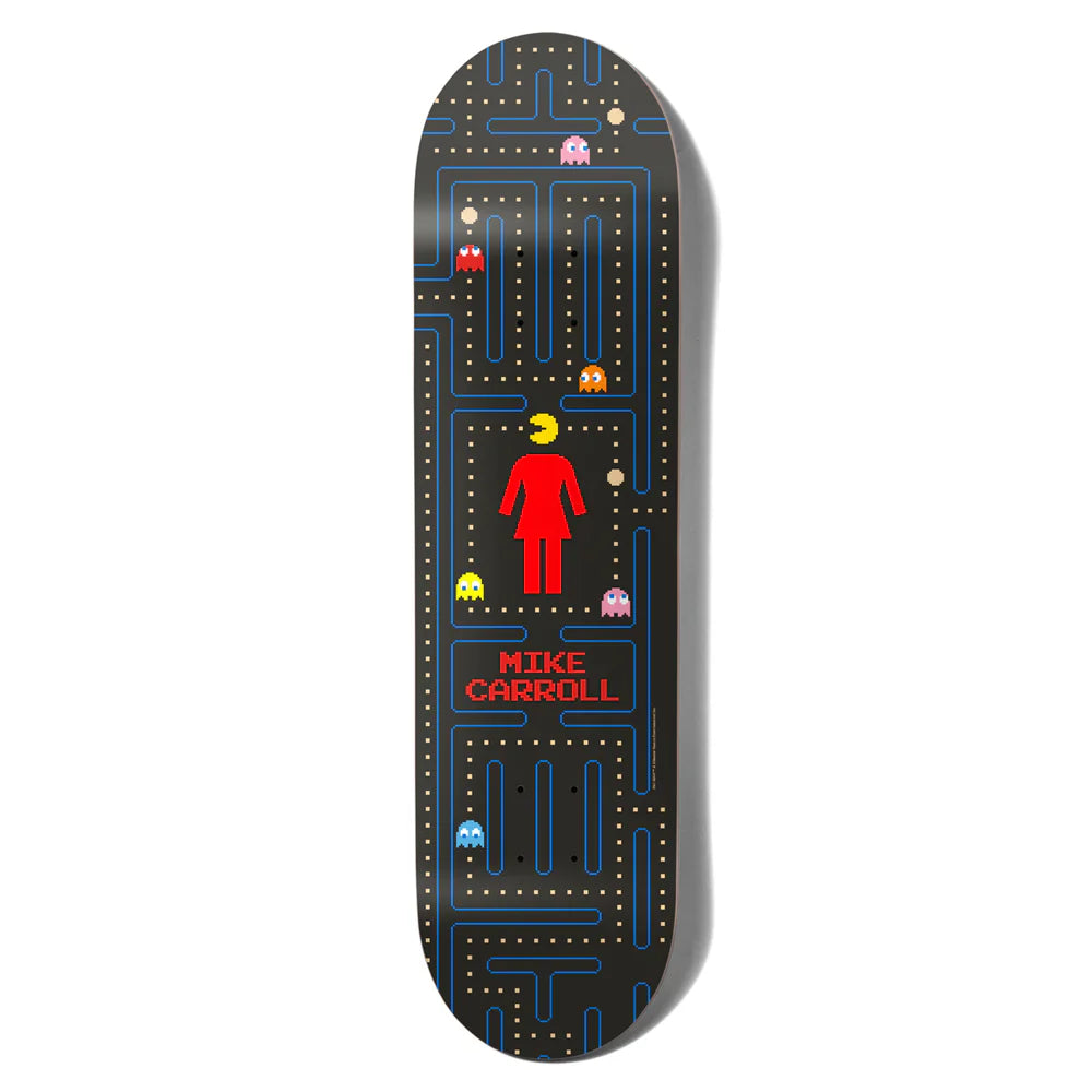 Girl Carroll Pac-Man Skateboard Deck - 8.0″