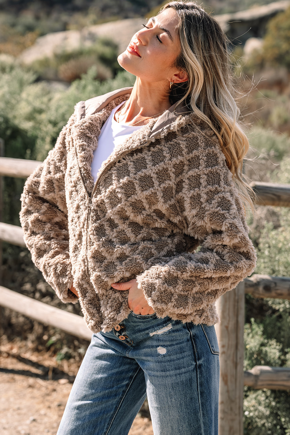 Mia Up Side Hooded Jacket