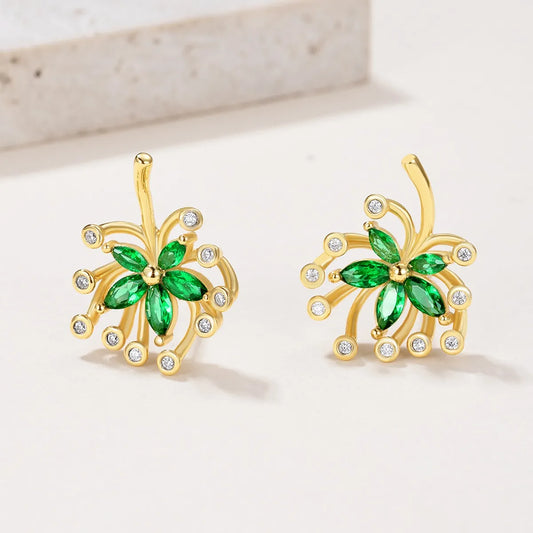 Sterling Silver Moissanite Stud Earrings
