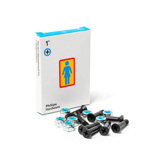 Girl Longneck Hardware 1″ Phillips - Black